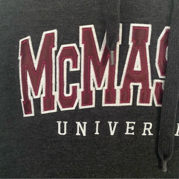 McMaster University Twill Embroidered Hoodie - Picture 3 of 6